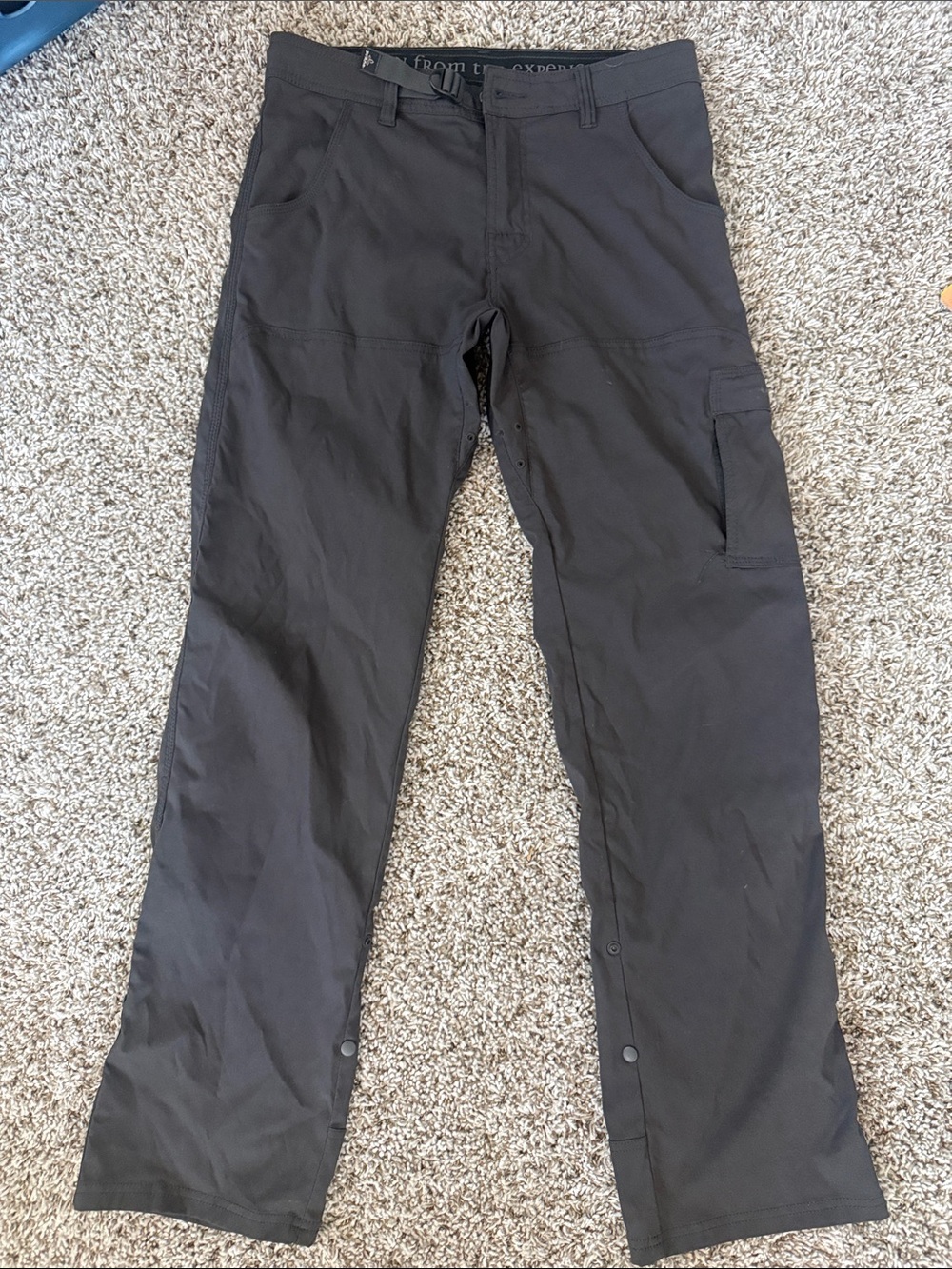 Prana Black Men's Lightweight Cargo Pants